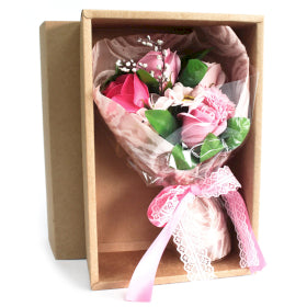 Boxed Hand Soap Flower Bouquet