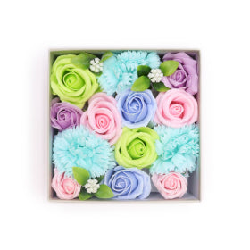 Soap Flowers Gift Box - Square