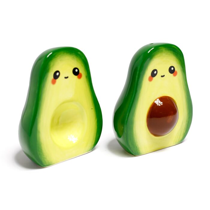 Ceramic Salt & Pepper Set - Pedro the Avocado Foodiemals