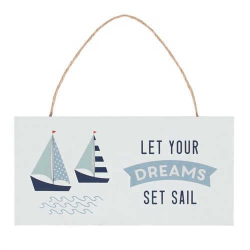 SET SAIL HANGING SIGN - LAST CHANCE