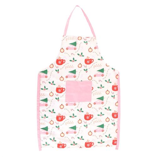 SUGARPLUM FUN CHRISTMAS PRINT APRON