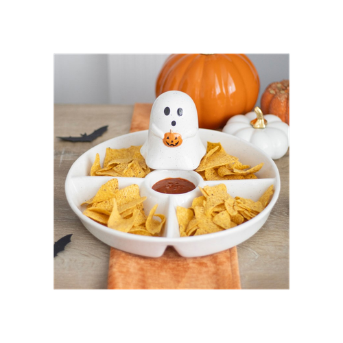 GHOST CHIP & DIP SNACK DISH