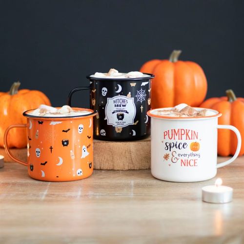 PUMPKIN SPICE ENAMEL MUG