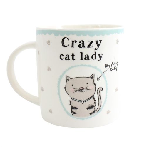 CRAZY CAT LADY BOXED MUG