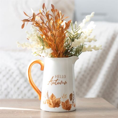 17CM HELLO AUTUMN CERAMIC FLOWER JUG