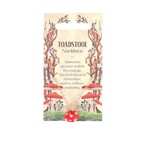 TOADSTOOL CHARM NECKLACE