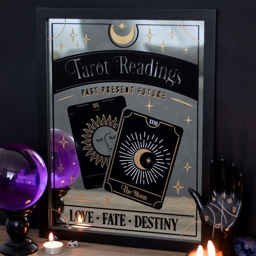 TAROT READINGS MIRRORED WALL HANGING