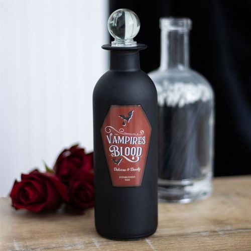 VAMPIRE BLOOD DECORATIVE GLASS POTION BOTTLE