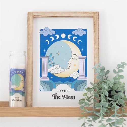 THE MOON CELESTIAL FRAMED WALL PRINT