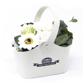 Basket Soap Flower Bouquet