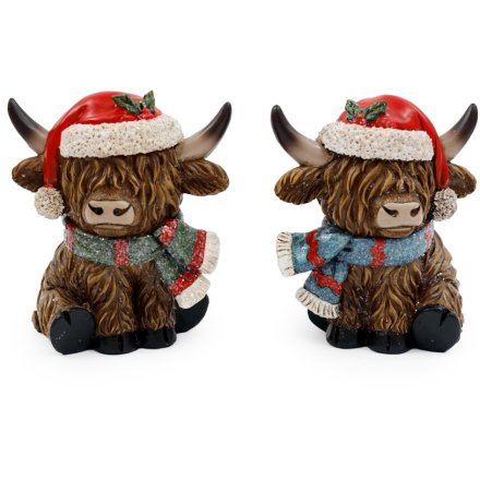 Highland Cow Deco, 10.5cm