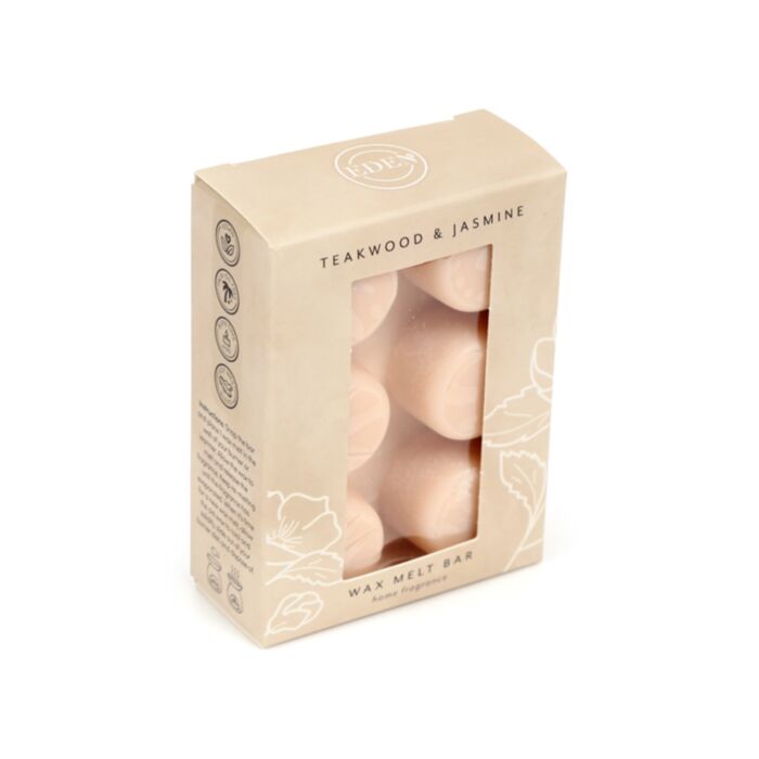 Eden Set of 6 Teakwood & Jasmine Wax Melts