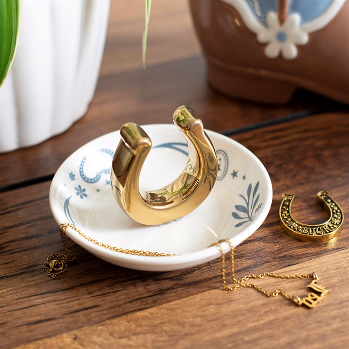 Lucky Horseshoe Trinket Dish