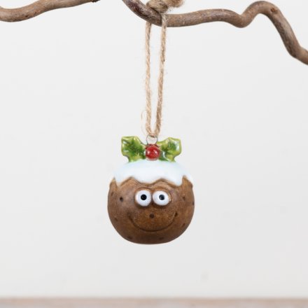Christmas Pudding Hanger, 5.7cm