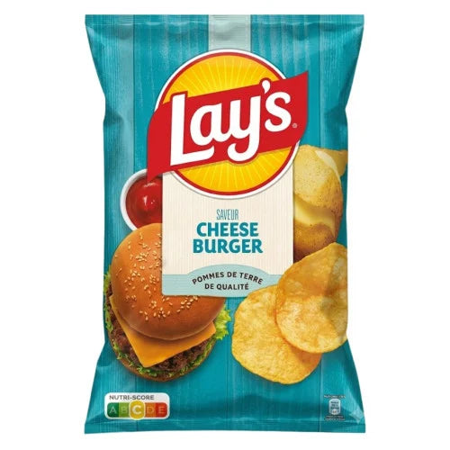Lays Cheeseburger Crisps 120g