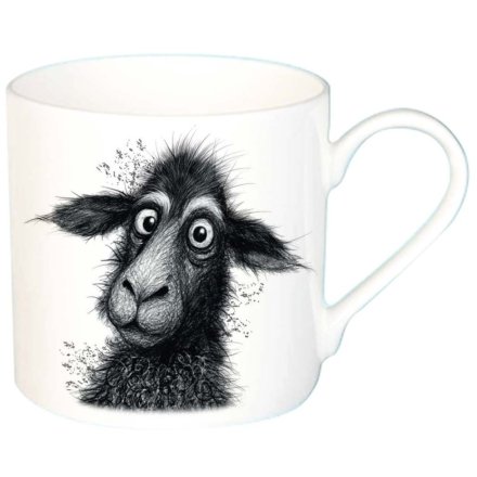 Woolly The Sheep Fine Bone China Mug, 8.5cm