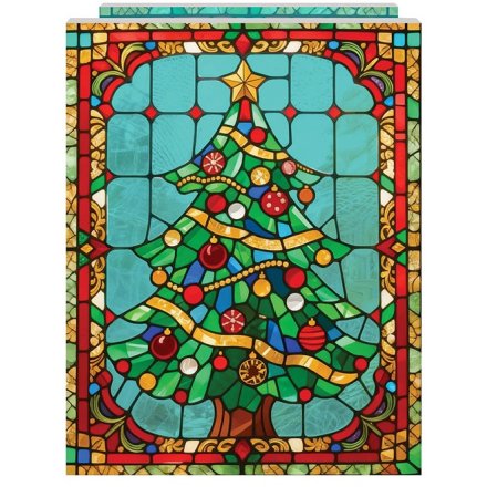 Christmas Tree LED Plaque, 21cm