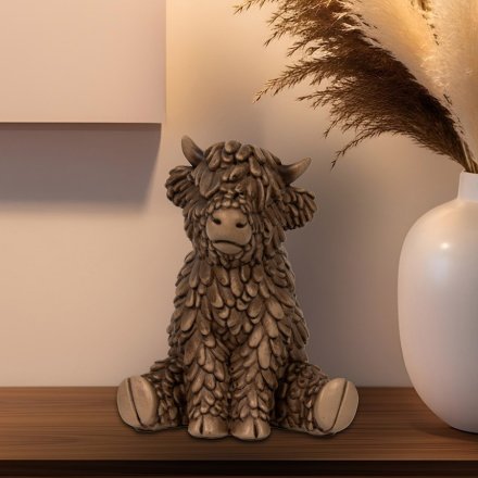 Hughie Highland Cow Ornamnet