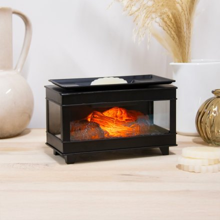 Desire Log Burner Aroma Lamp, 18cm