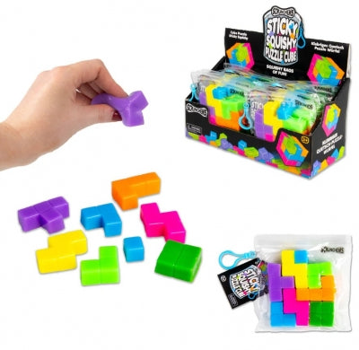 SCRUNCHEMS STICKY SQUISHY PUZZLE CUBE