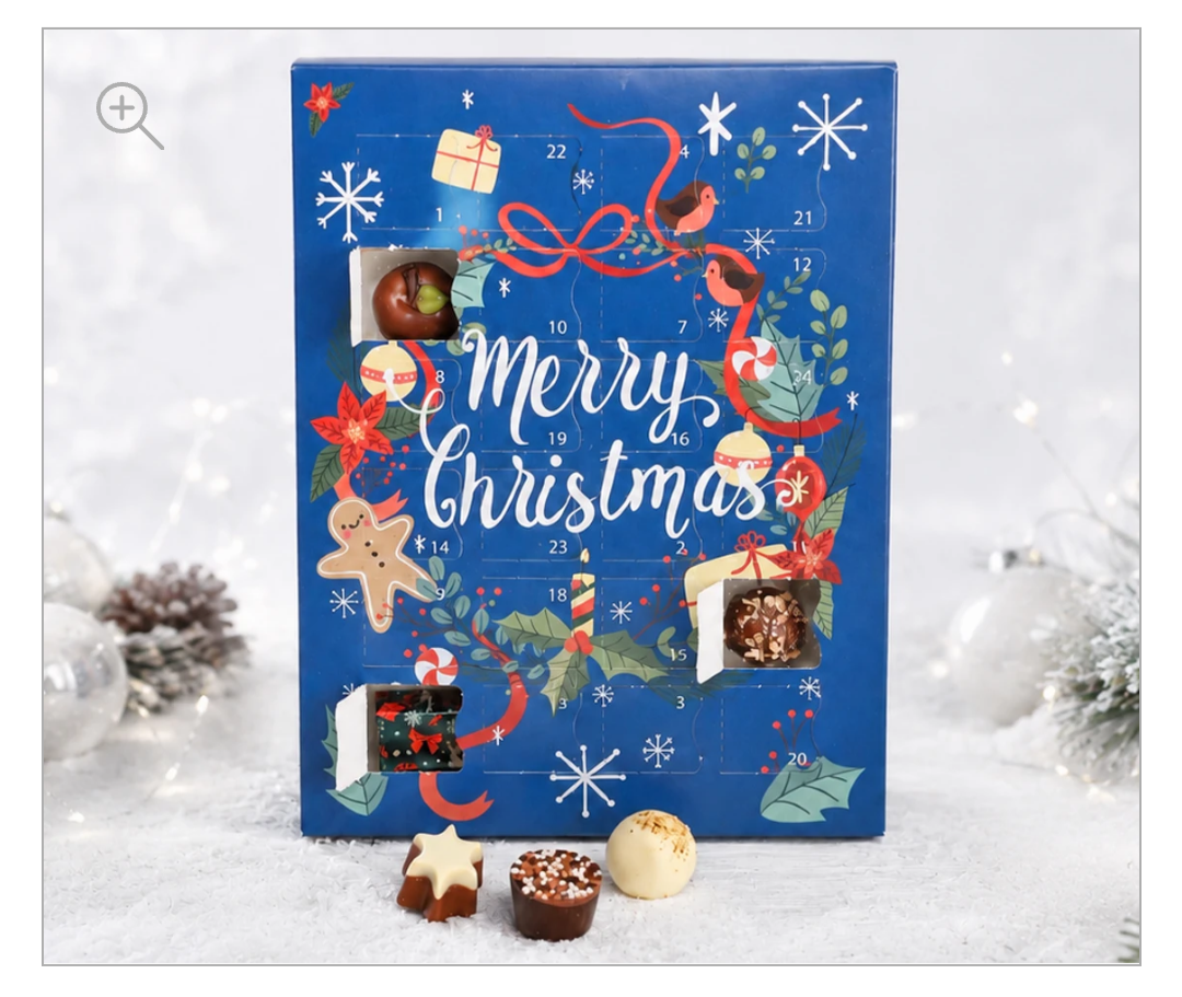Merry Christmas Luxury Chocolate Advent Calendar