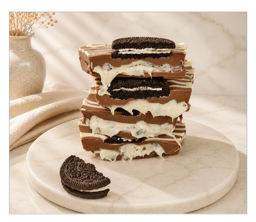 Oreo Cookies & Cream Milk Chocolate Slab