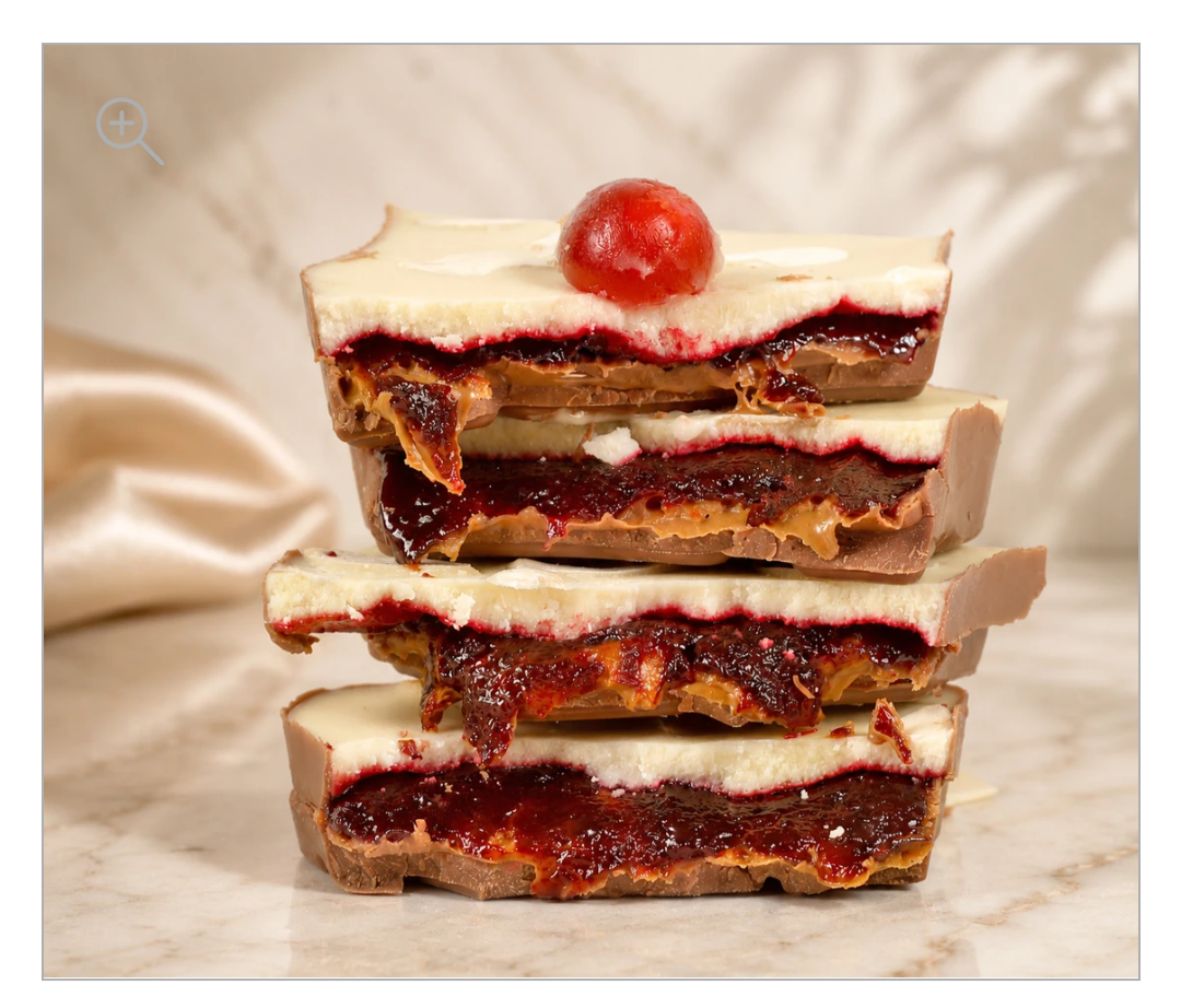 Bakewell Tart Milk & White Chocolate Slab - Made in Berkshire