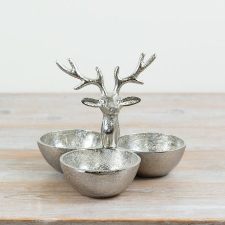Stag Nibbles Dish, 20cm