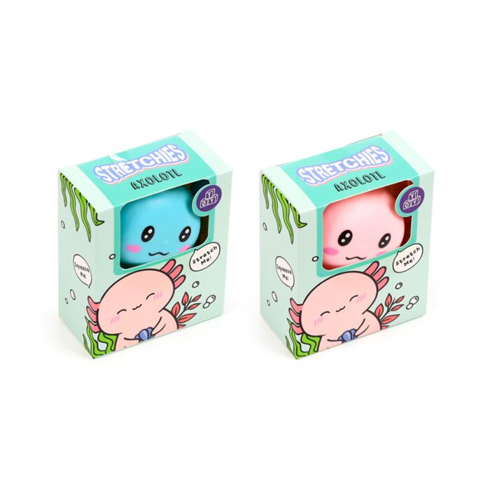 Stretchy Squeezy Fidget Toy - Axolotl