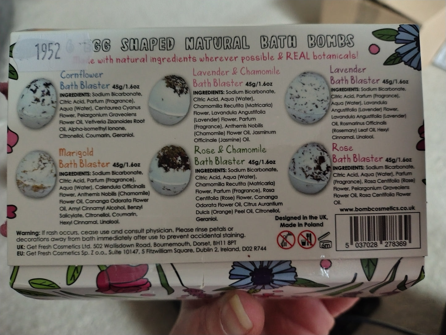 Floral Therapy Bomb Raw Egg Gift