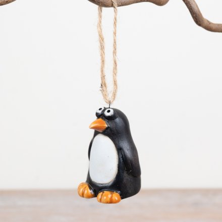 6cm Little Lookers Penguin Hanging Ornament
