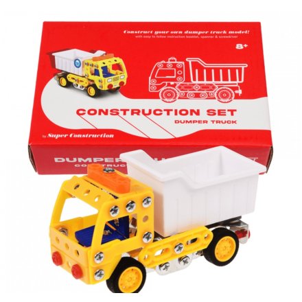 Construction Kit Dumper Truck, 11.5cm