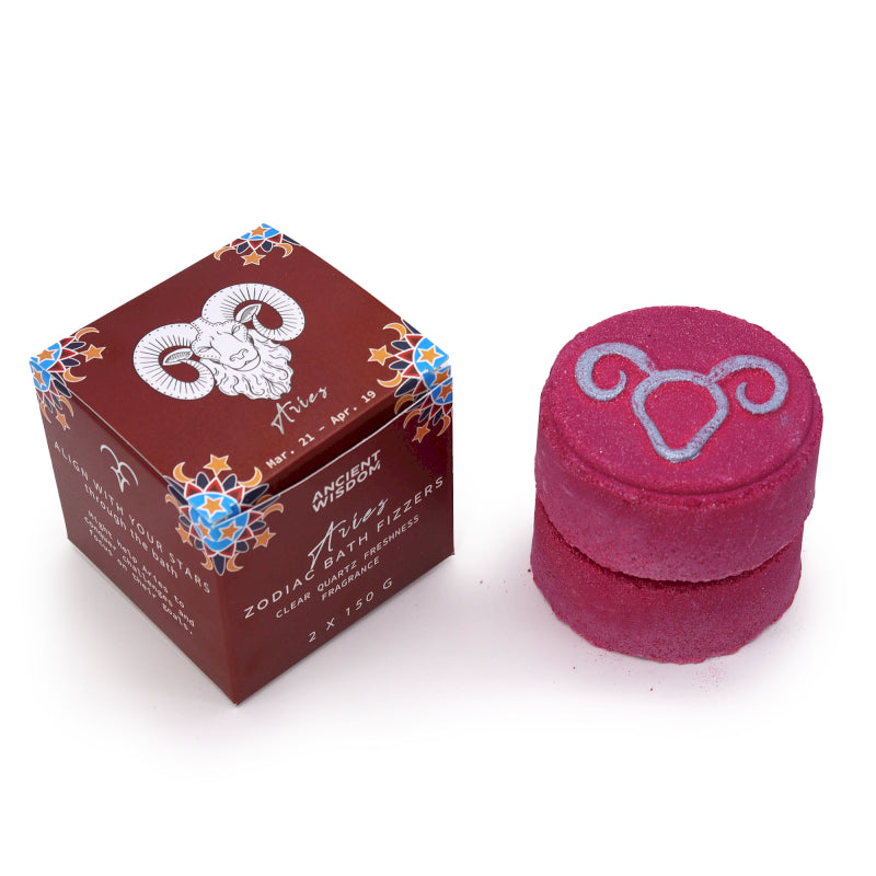 Zodiac Bath Fizzers with Horoscope