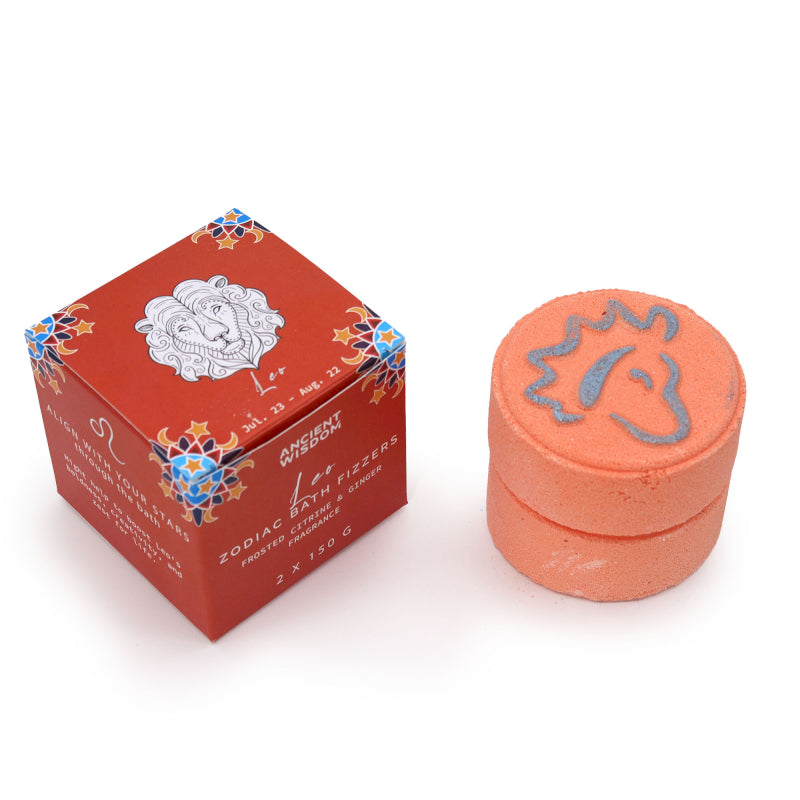 Zodiac Bath Fizzers with Horoscope