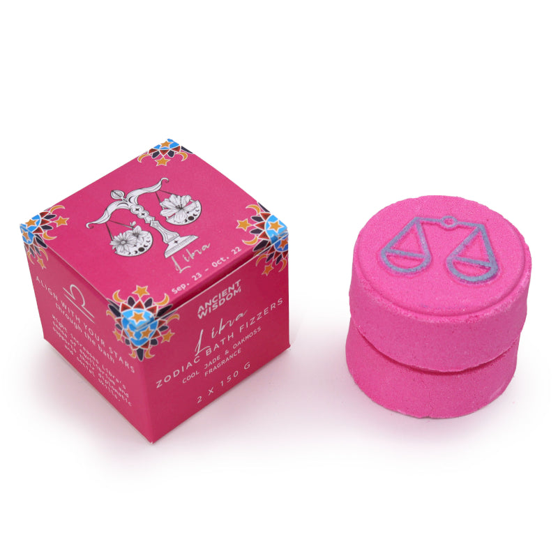 Zodiac Bath Fizzers with Horoscope