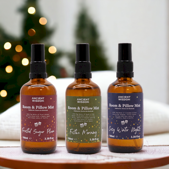 Christmas Room & Pillow Sprays: Infuse the Season with Scents of Joy