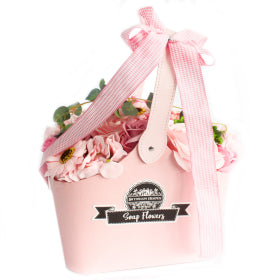 Basket Soap Flower Bouquet
