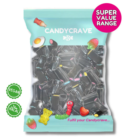 Liquorice Cream Rock 1Kg