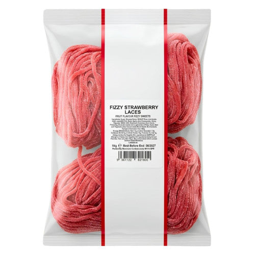 Fizzy Strawberry Laces 1kg