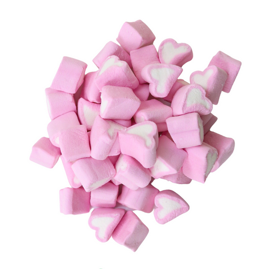 Mini Heart Mallows 1kg