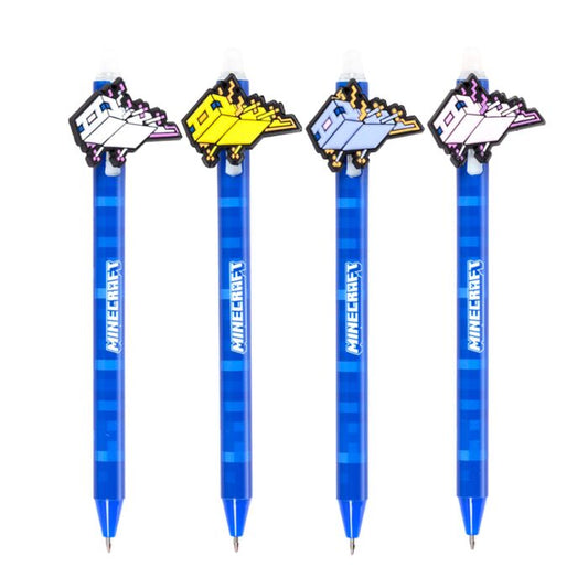 Erasable Pen with PVC Topper - Minecraft