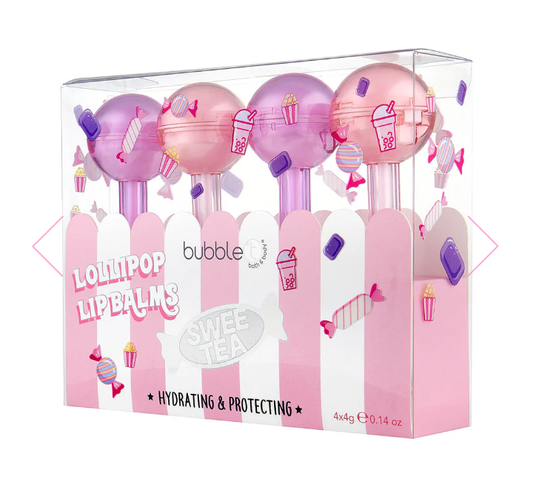 Sweetea Lollipop Lip Balm Gift Set (4 x 4g)