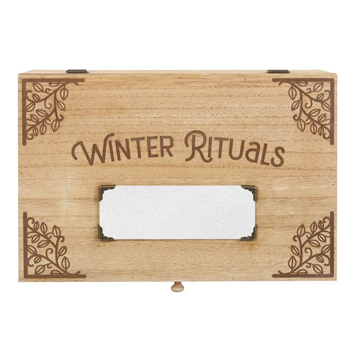 30cm Wooden Winter Rituals Box - LAST CHANCE