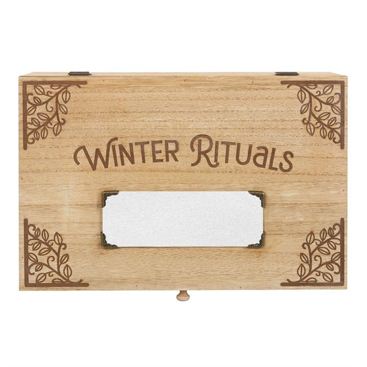 30cm Wooden Winter Rituals Box - LAST CHANCE