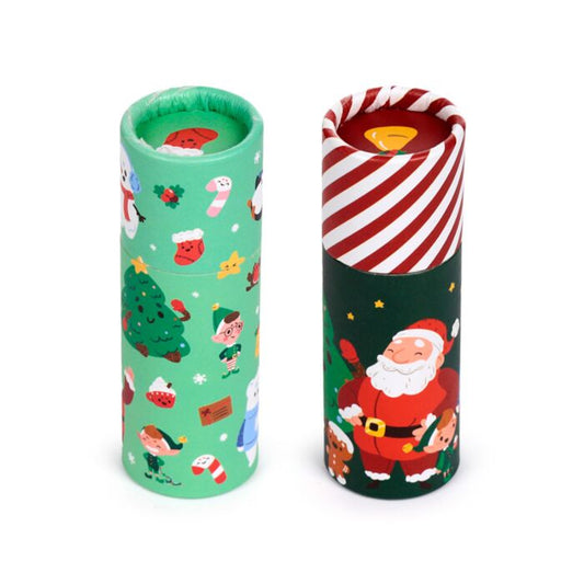 Colouring Pencil Tube - Jingle Bunch Christmas