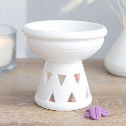 OFF WHITE DEEP BOWL OIL BURNER