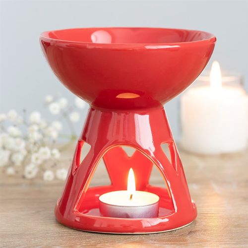 RED DEEP BOWL OIL BURNER - LAST CHANCE