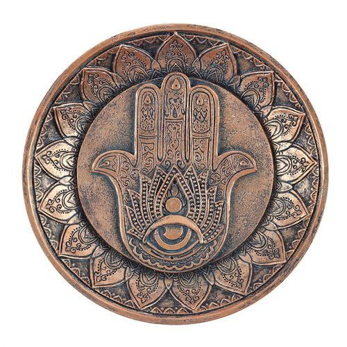 HAND OF HAMSA INCENSE HOLDER PLATE