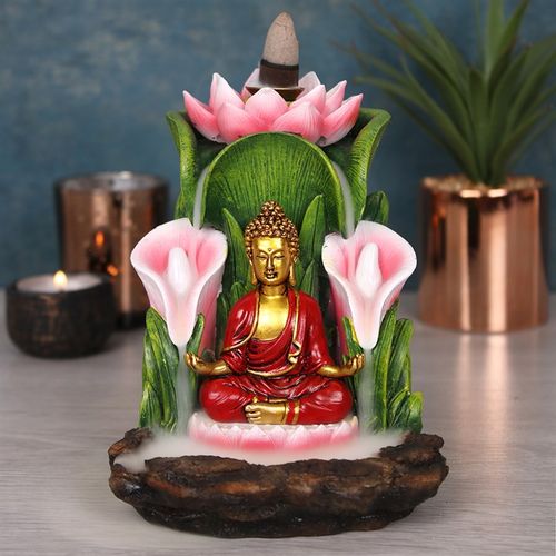 COLOURFUL BUDDHA BACKFLOW INCENSE BURNER