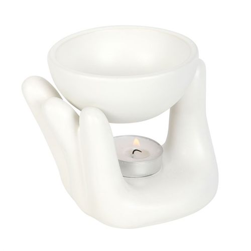 WHITE HAND CERAMIC OIL BURNER